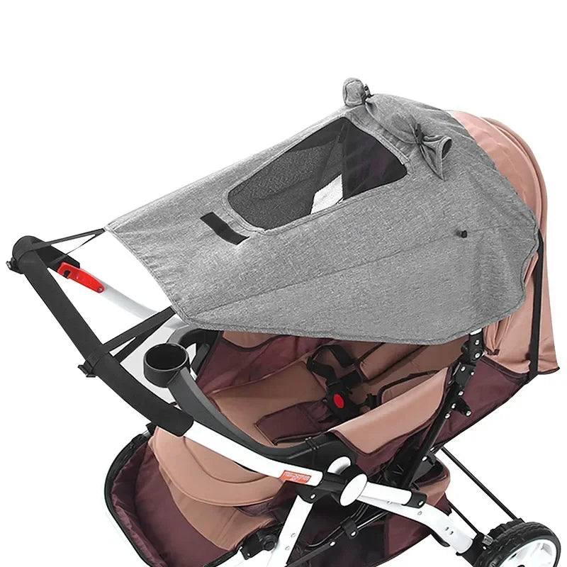 Pare-soleil Universel pour Poussette - Protection Solaire et Imperméable