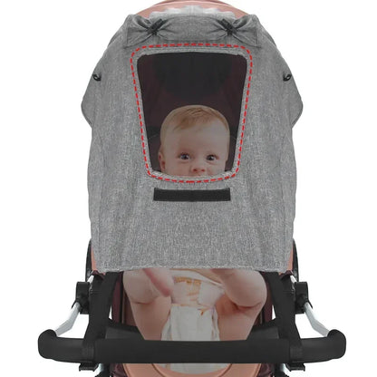 Pare-soleil Universel pour Poussette - Protection Solaire et Imperméable
