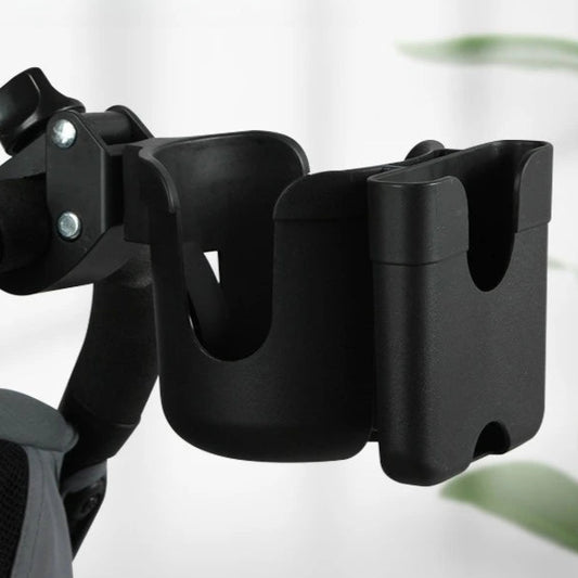 Porte-gobelets avec Support Téléphone - Accessoire Universel pour Poussette